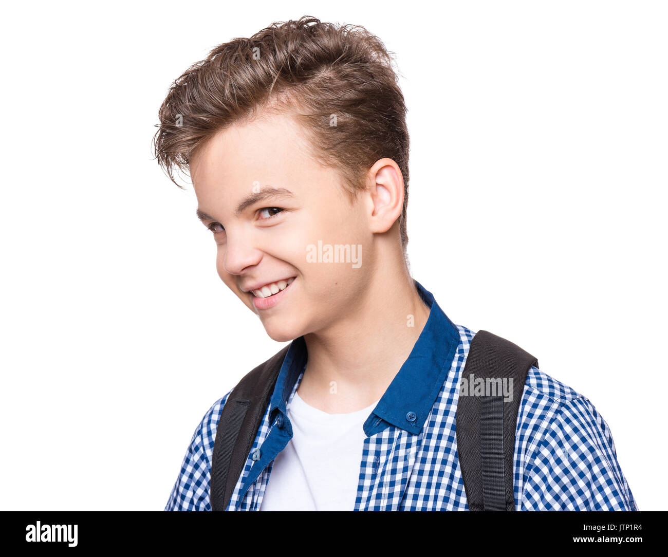 Teen boy studente Foto Stock