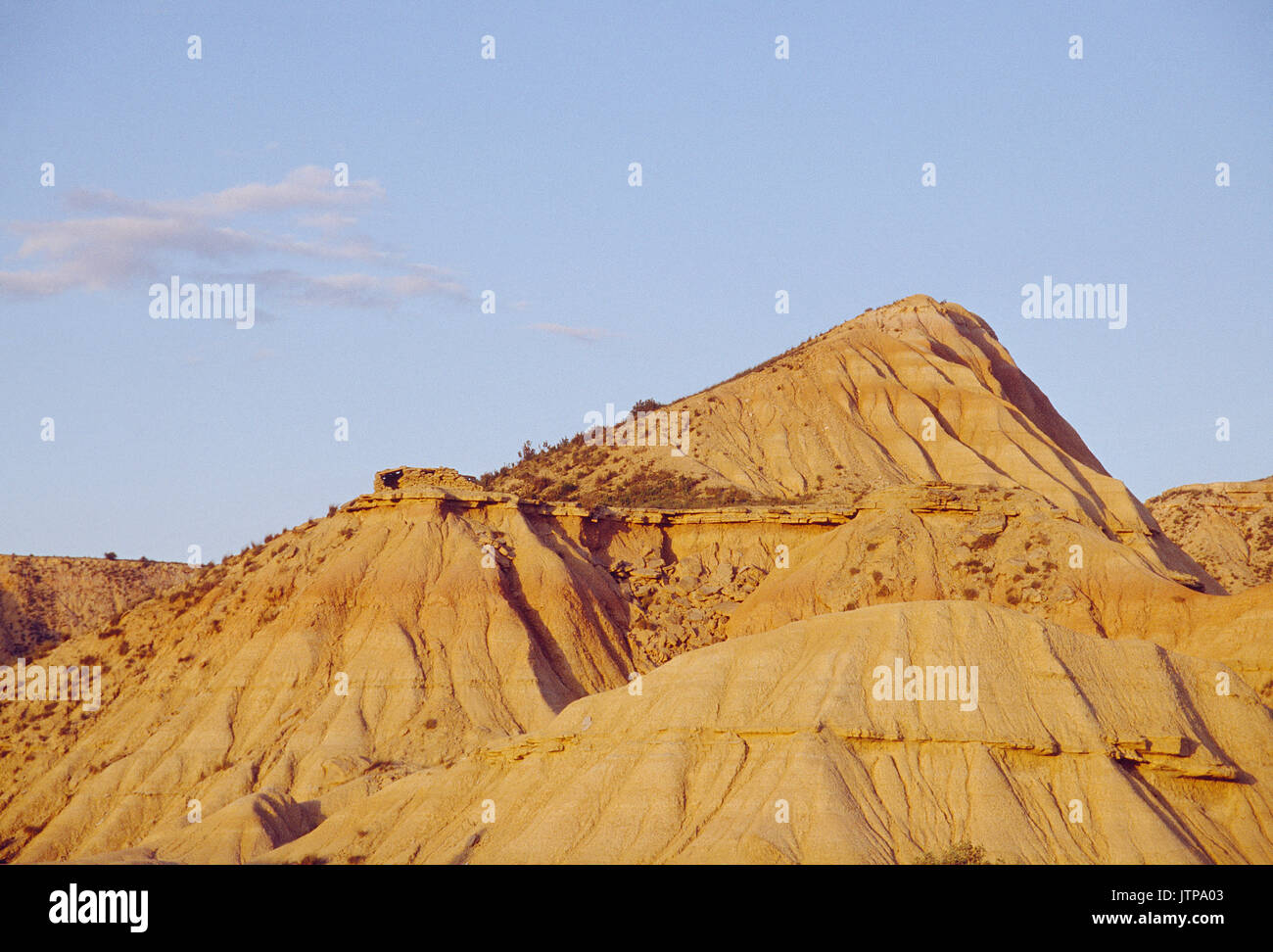 Bardenas Reales Riserva Naturale. Navarra, Spagna. Foto Stock