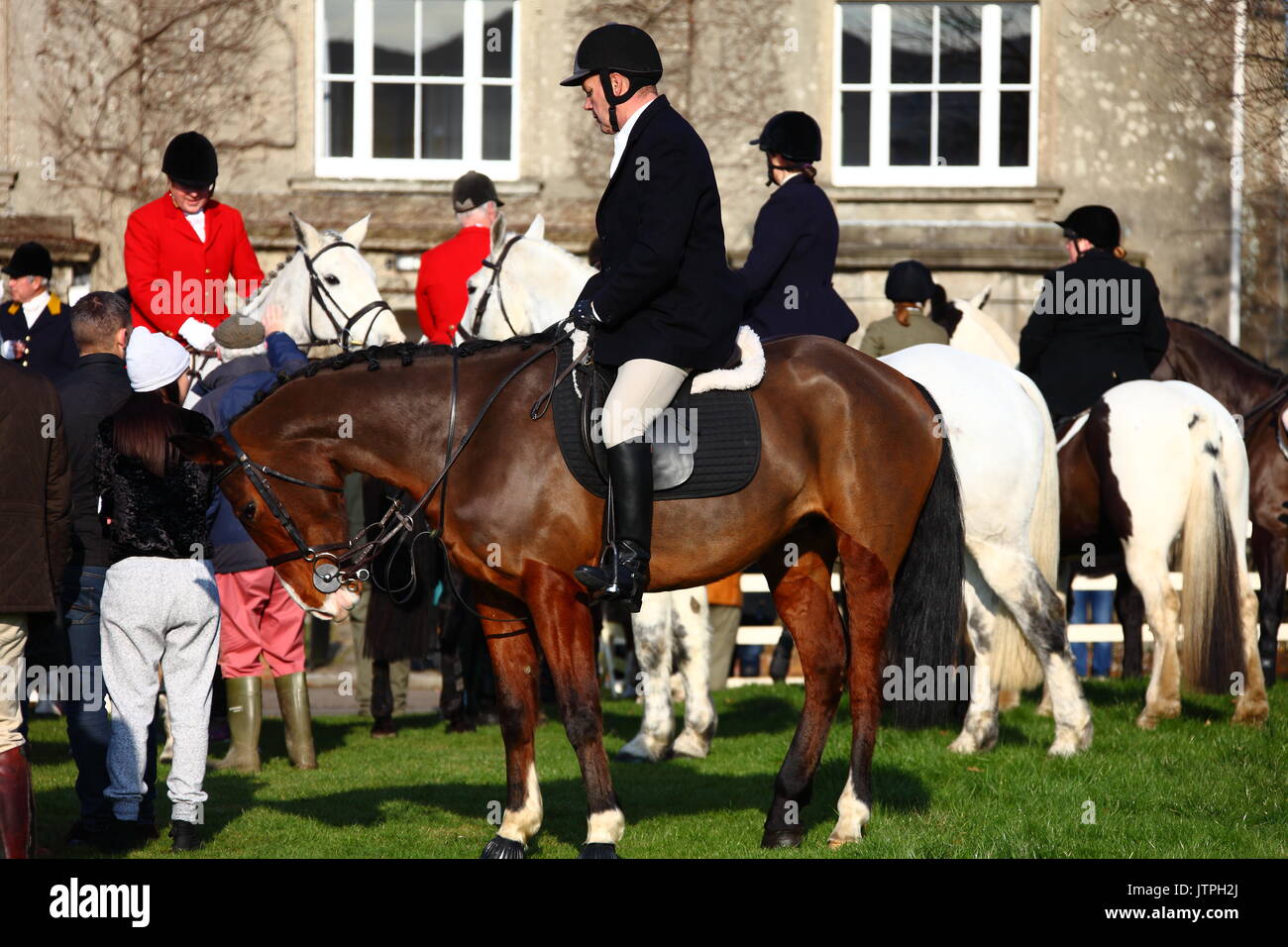 Il Southwick Hunt in Hampshire. Foto Stock
