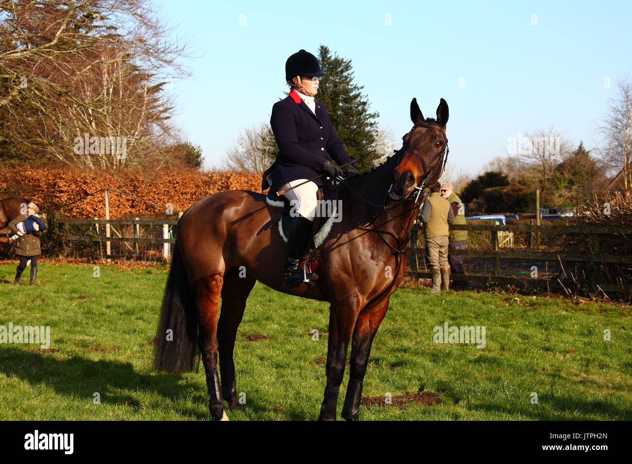 Il Southwick Hunt in Hampshire. Foto Stock