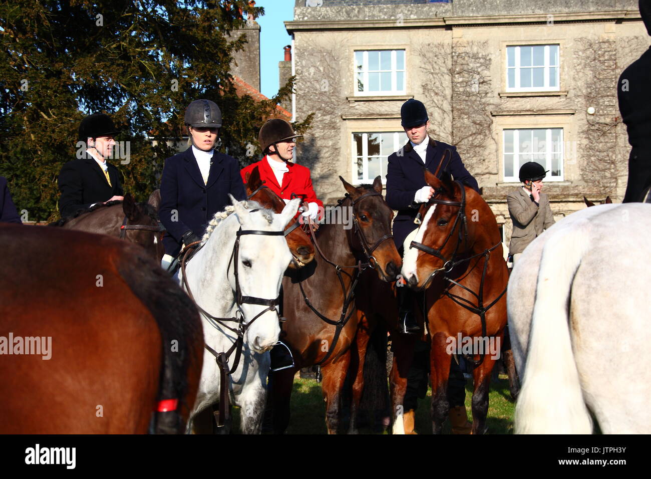 Il Southwick Hunt in Hampshire. Foto Stock
