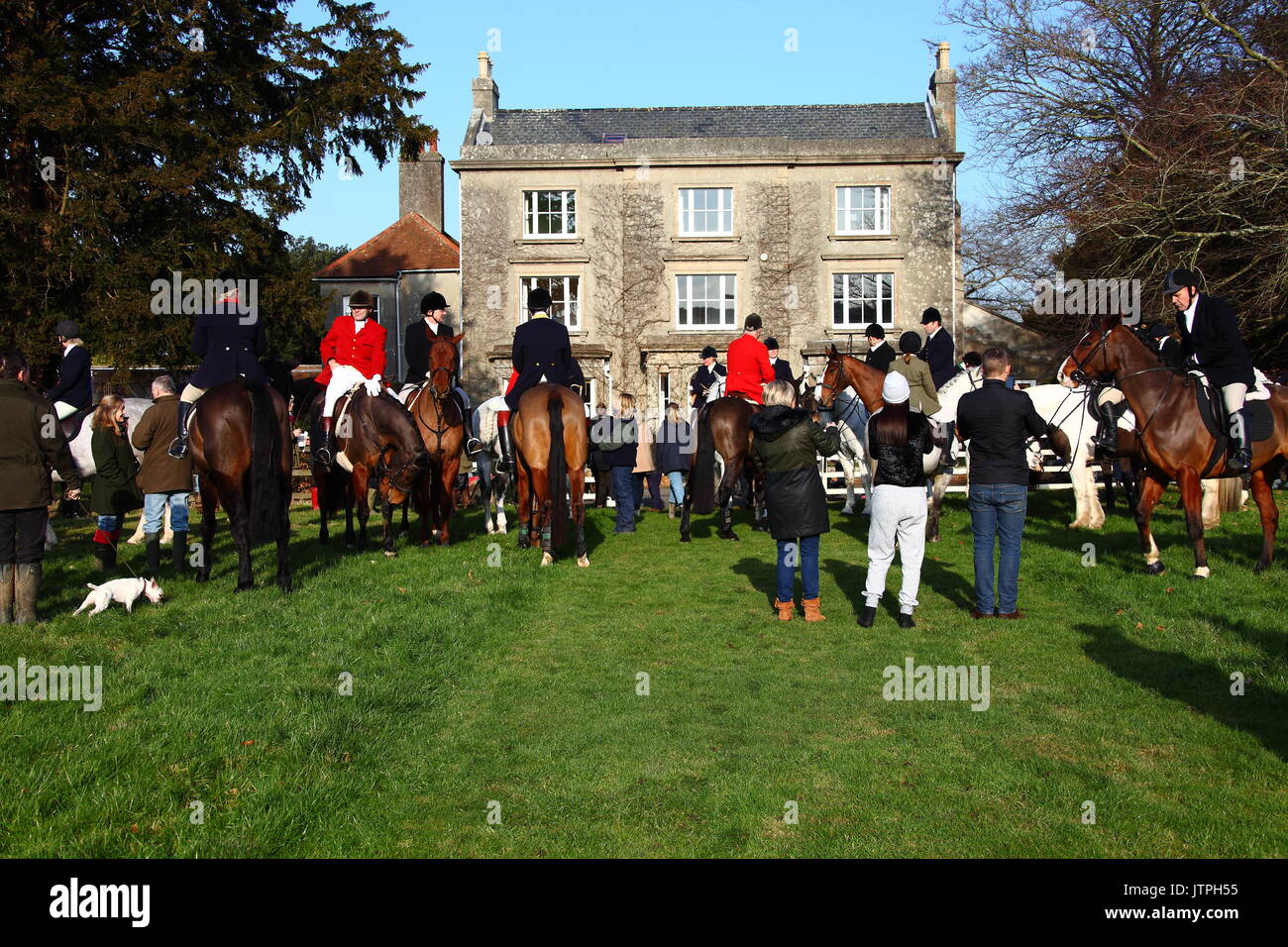 Il Southwick Hunt in Hampshire. Foto Stock