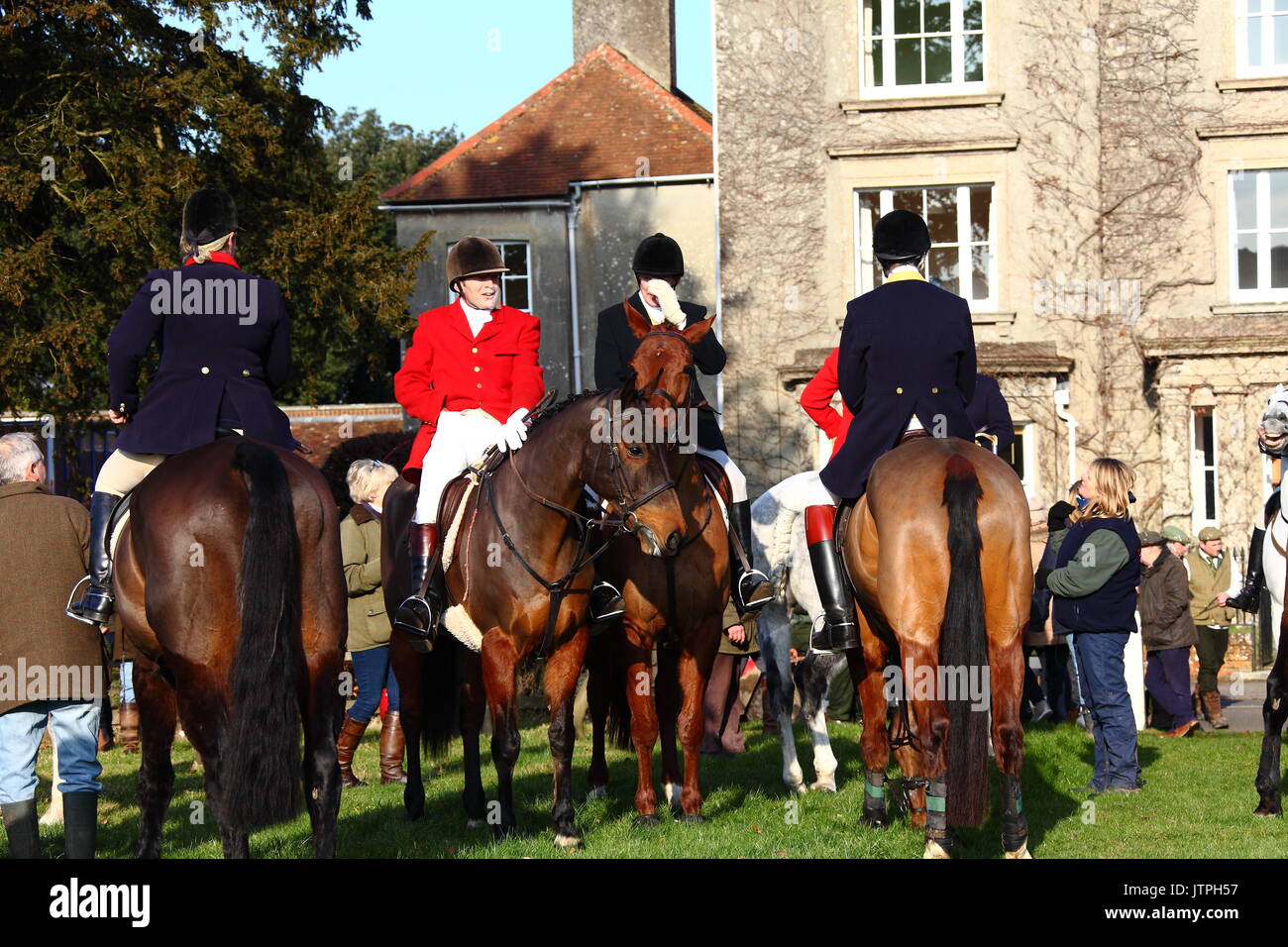 Il Southwick Hunt in Hampshire. Foto Stock