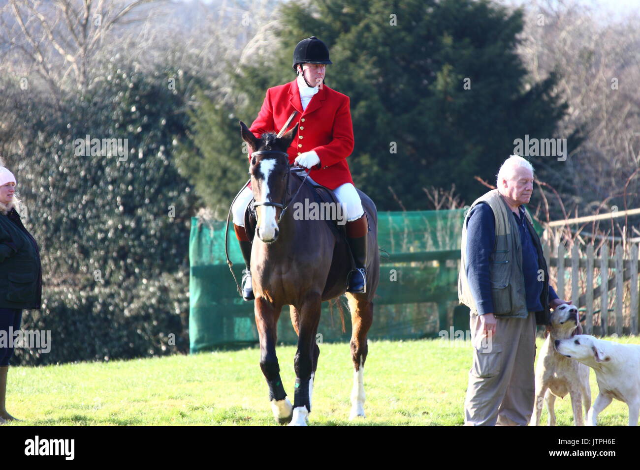 Il Southwick Hunt in Hampshire. Foto Stock