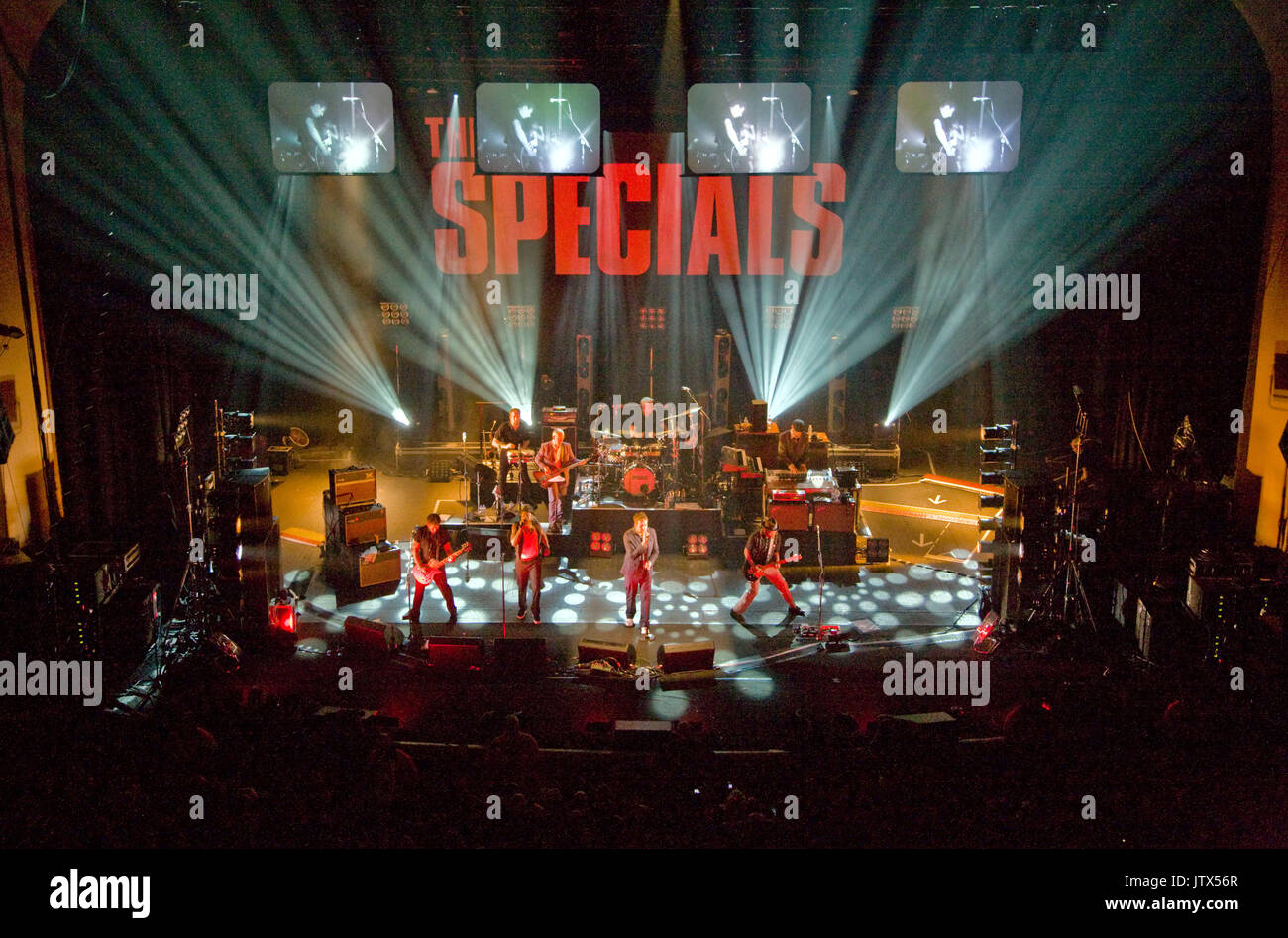 Gli Specials, live at Brixton Academy, 8 maggio 2009 * Terry Hall - VOCAL & co-songwriting * Lynval Golding - chitarra ritmica e voci * i Nevi Foto Stock