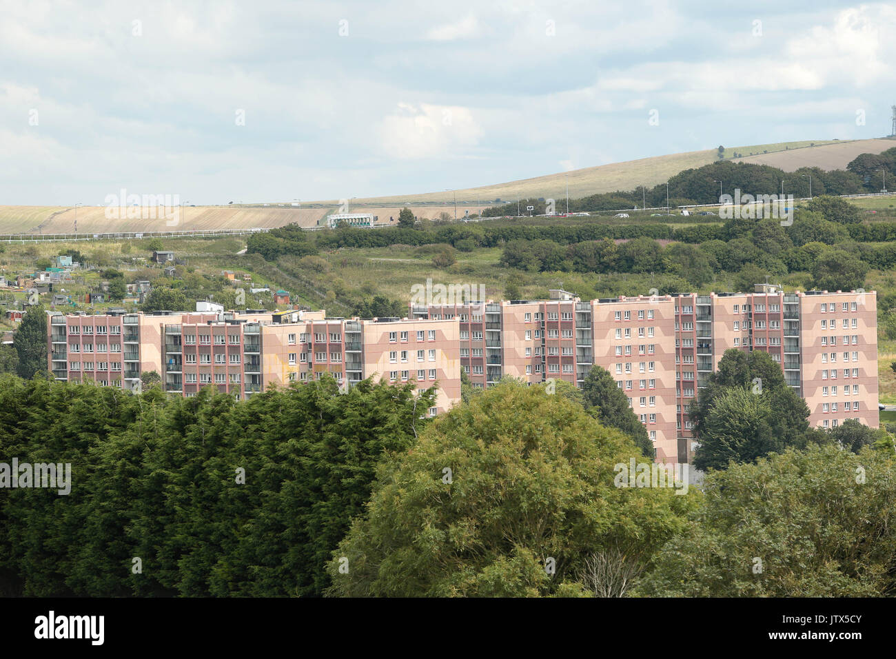 Il Swanborough Appartamenti Whitehawk Brighton East Sussex Foto Stock