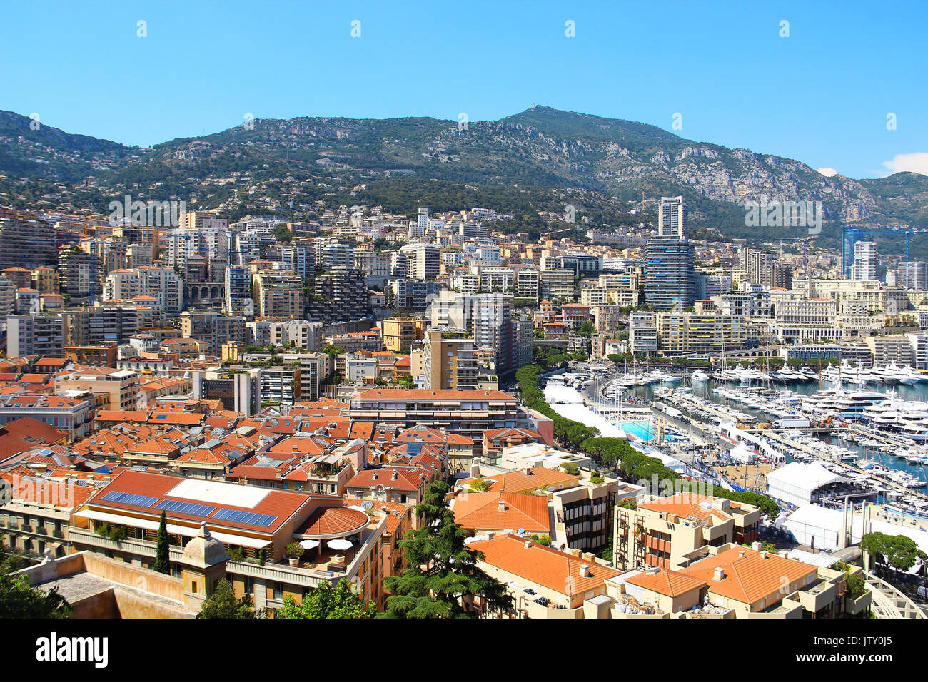 Porto Ercole e La Condamine quartiere di Monaco Foto Stock