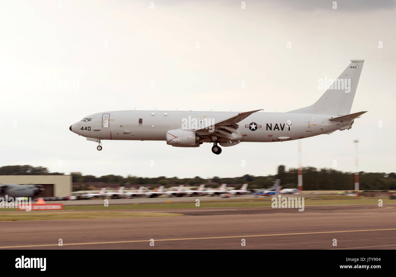 Boeing P8A Poseiden, United States Navy al RoyalInternational Air Tattoo Foto Stock