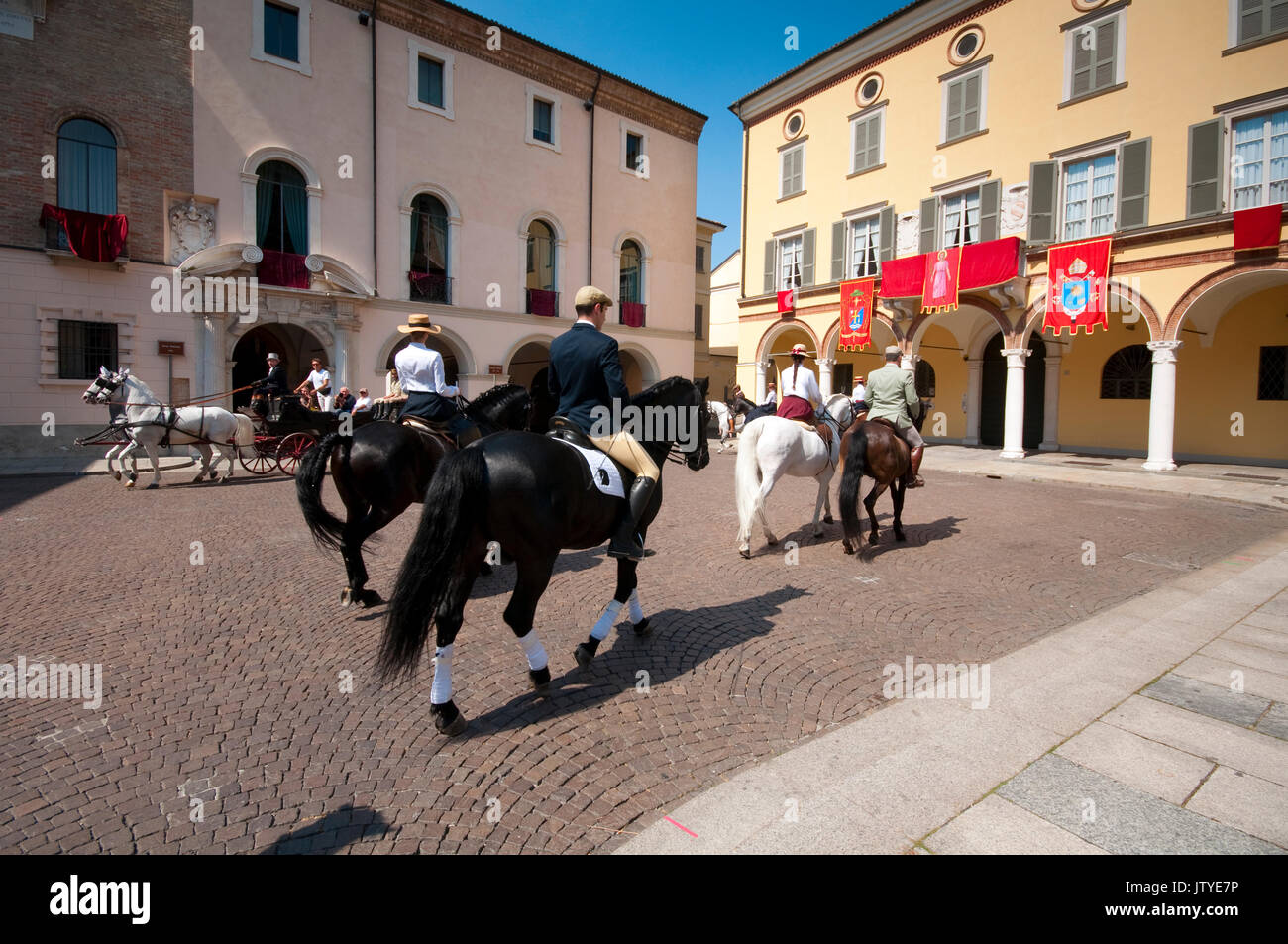 L'Italia, Lombardia, Crema, Horse Show Foto Stock