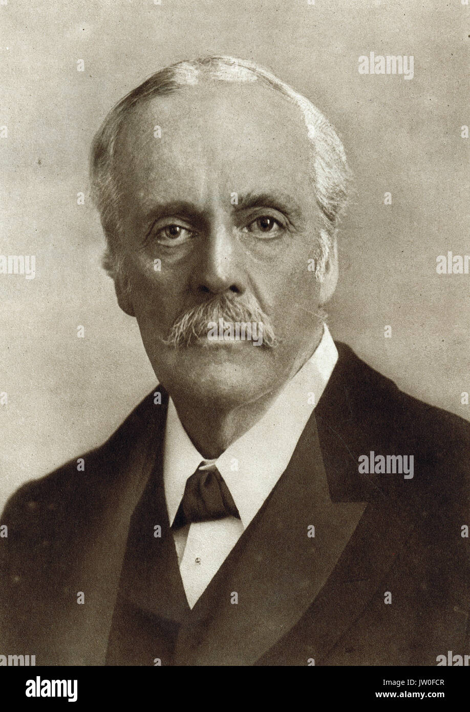 Arthur Balfour, Primo Ministro del Regno Unito 1902-5 Foto Stock