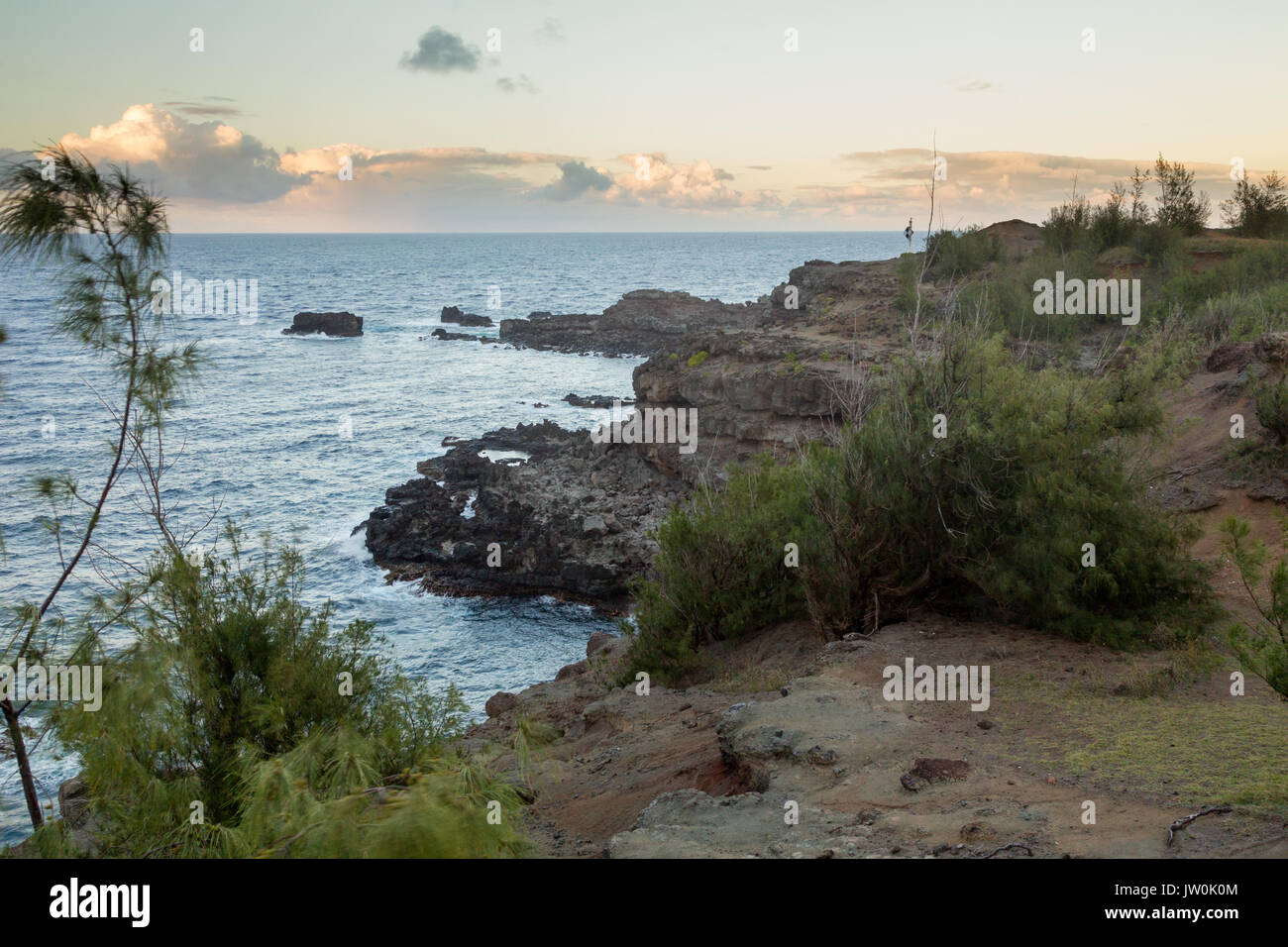 Serata presso la costa nord di Maui, Hawaii, Stati Uniti d'America. Foto Stock