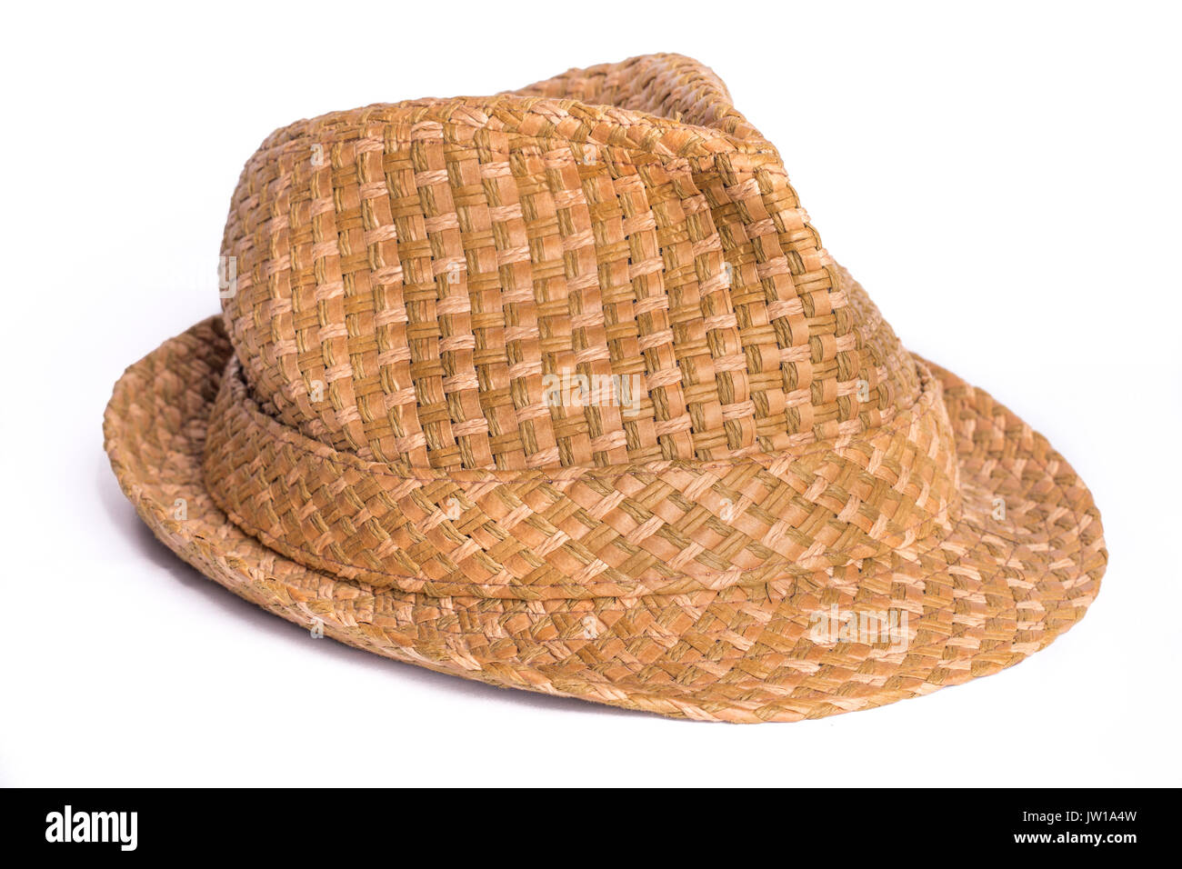 Marrone cappello di paglia Foto Stock