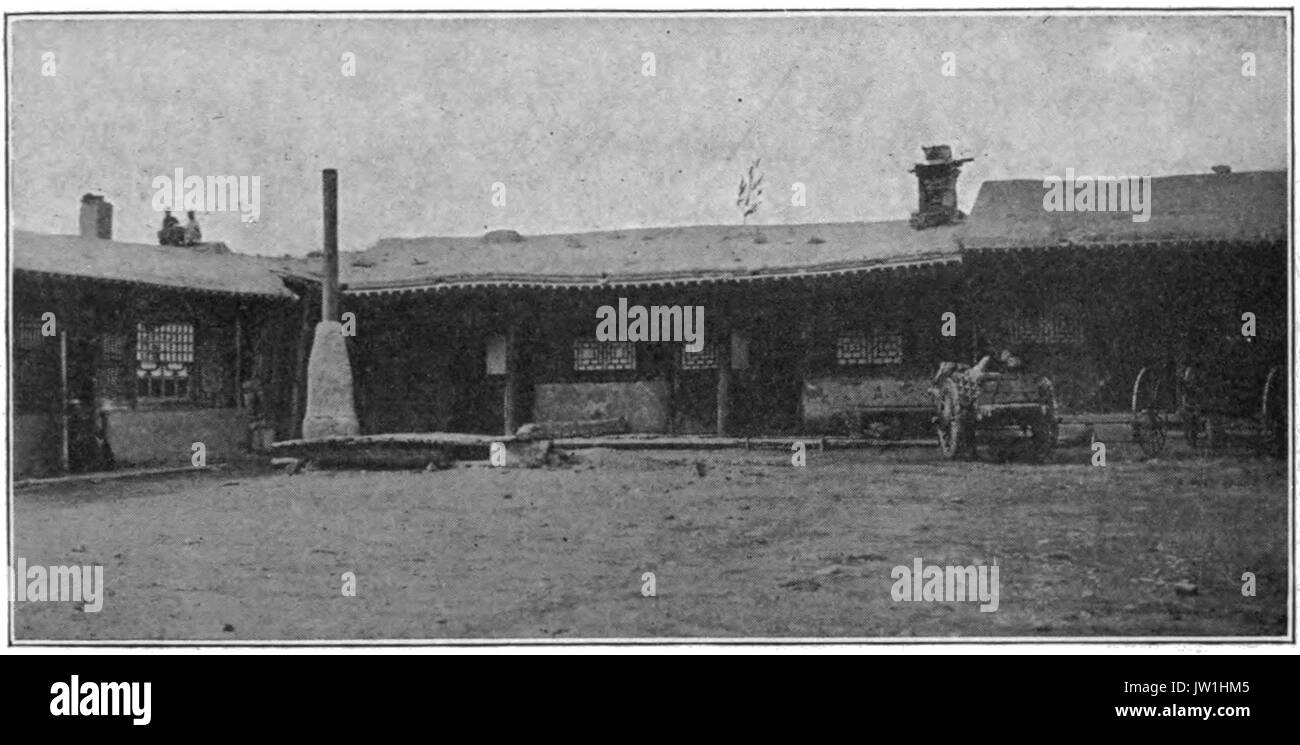 Un viandante in Cina fp 284b Foto Stock