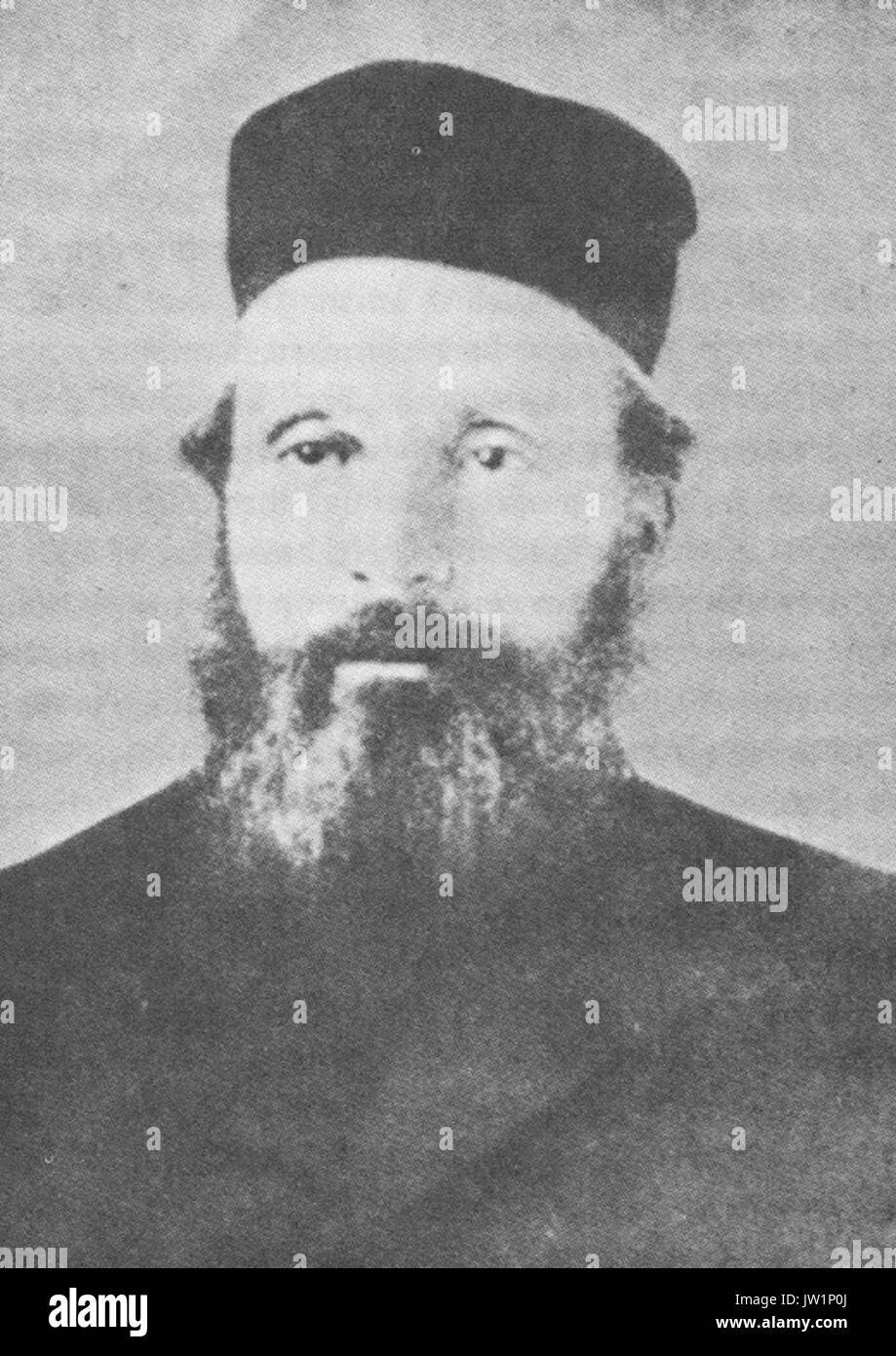 Rabbi Eliezer Gordon Foto Stock