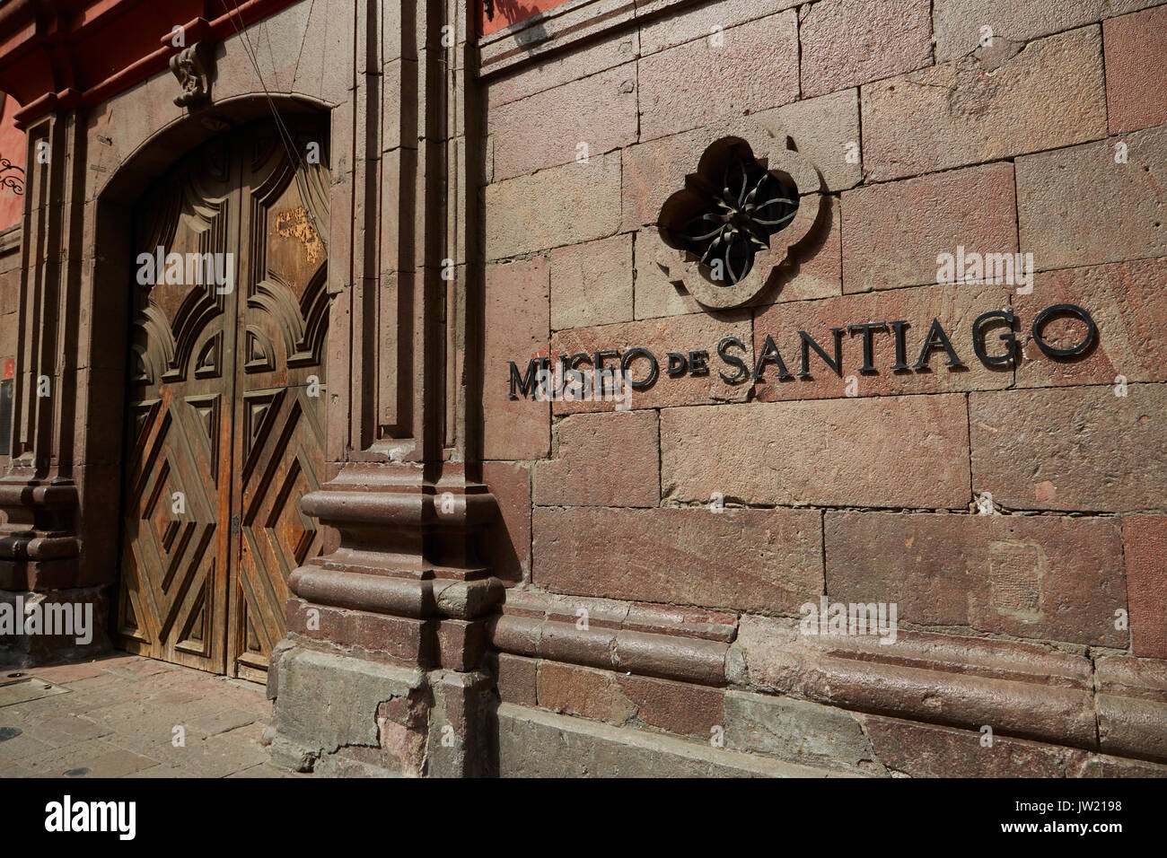 Casa Colorada (1769) che ospita il Museo de Santiago, Santiago del Cile, Sud America Foto Stock