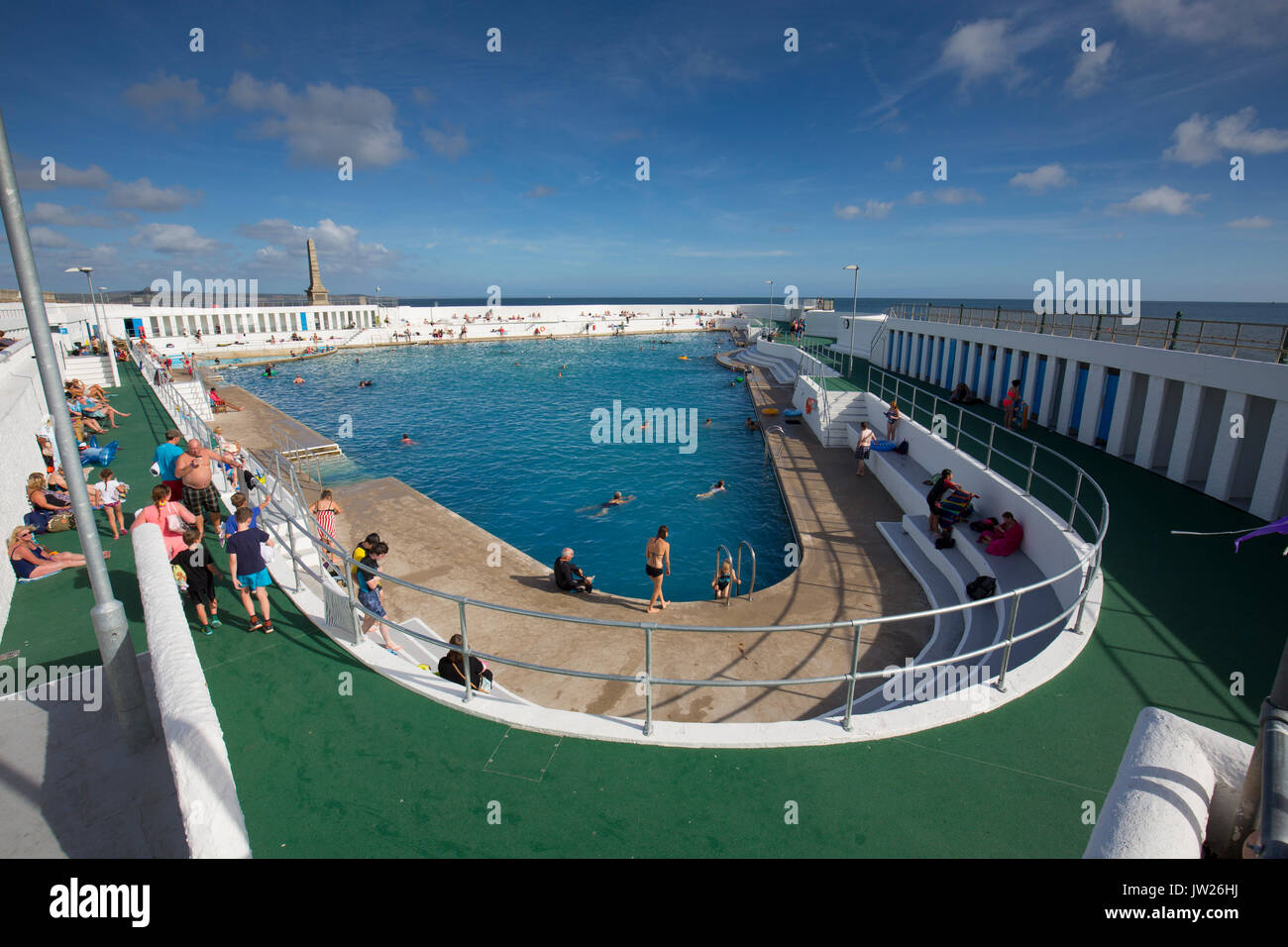 Giubileo Pool; Penzance; Cornovaglia; Regno Unito Foto Stock