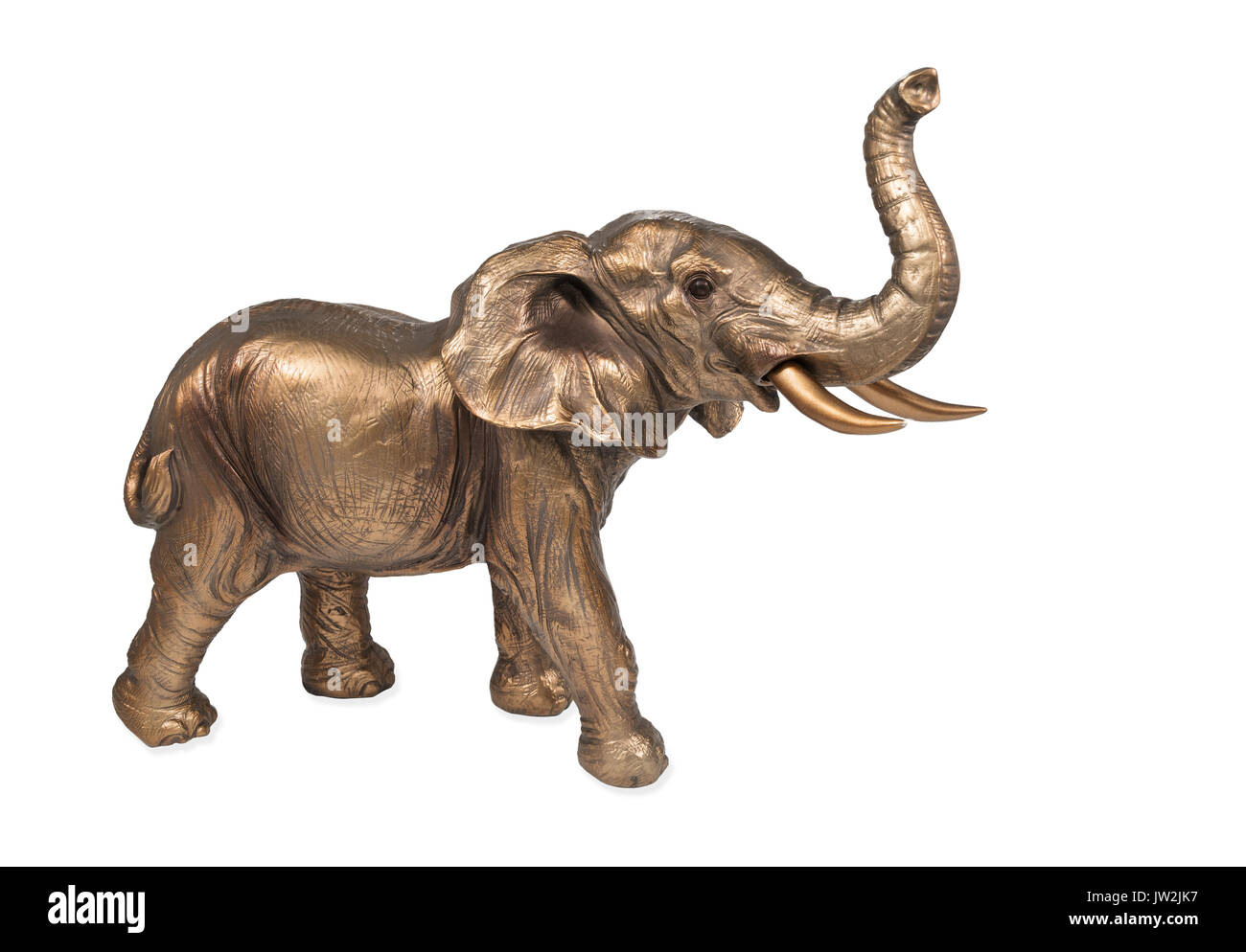 In bronzo di figurine di elefante Foto Stock