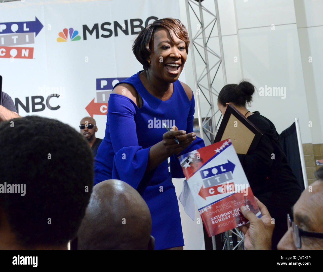 Joy-Ann Reid 'MSNBC: Facts Still Matter' Panel Politicon Pasadena Convention Center Luglio 30,2017 Pasadena, California. Foto Stock