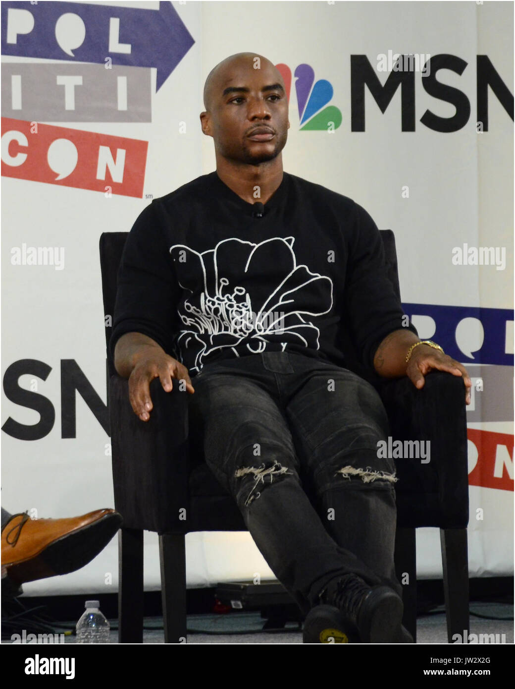 Charlamagne tha dio 'msnbc: hip hop politica" pannello durante politicon pasadena convention center luglio 30,2017 Pasadena, California. Foto Stock