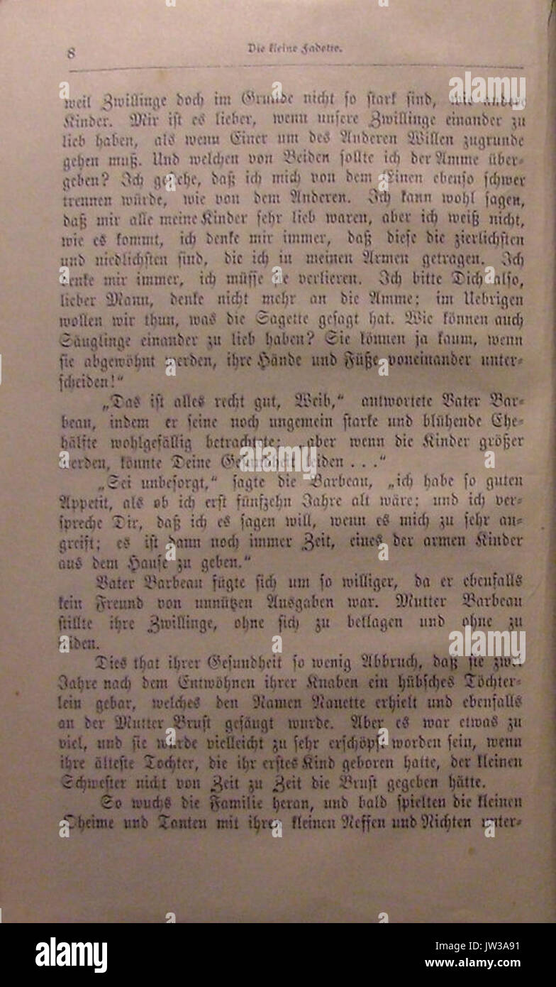 Die kleine Fadette 008 Foto Stock
