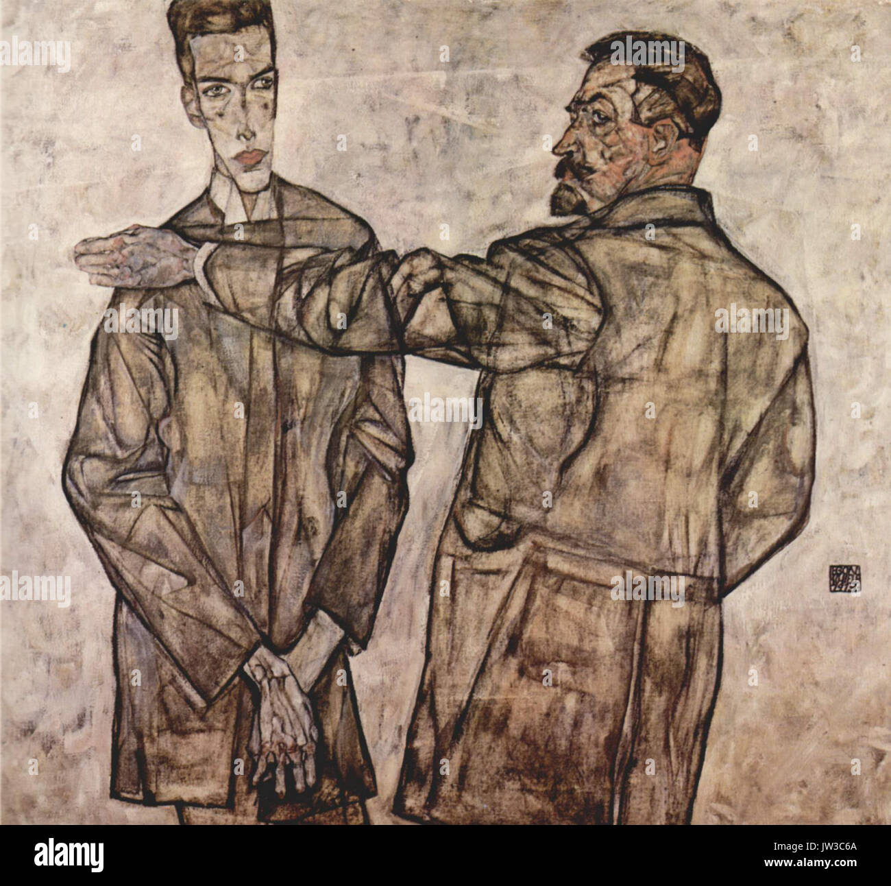 Egon Schiele 017 Foto Stock