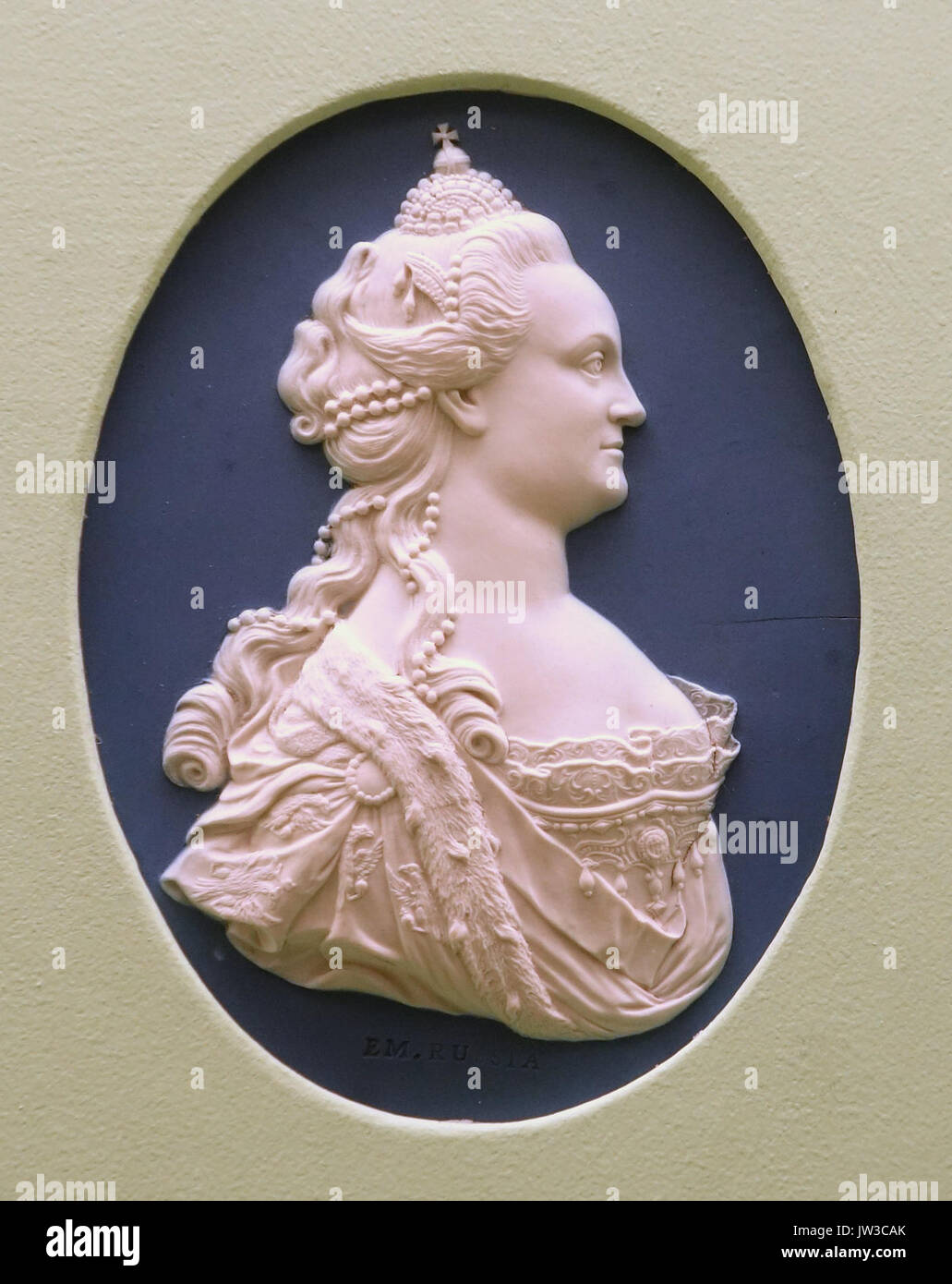 Caterina II di Russia Wedgwood, c 1775 Brooklyn Museum DSC09000 Foto Stock