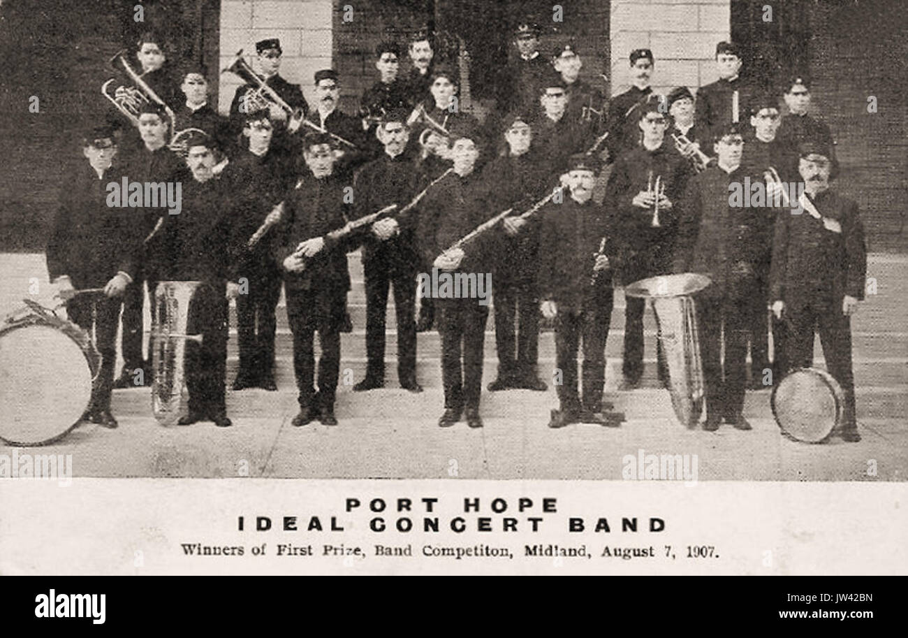 Canada ideale per band da concerto, porta la speranza, 1907 Foto Stock