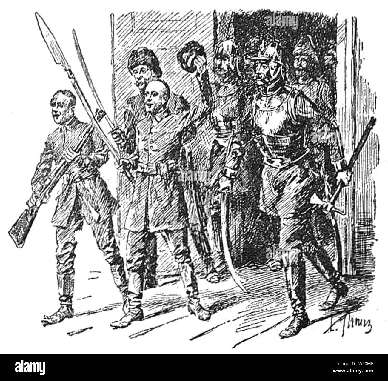 Szwedzi w Warszawie pagina 0258b Foto Stock