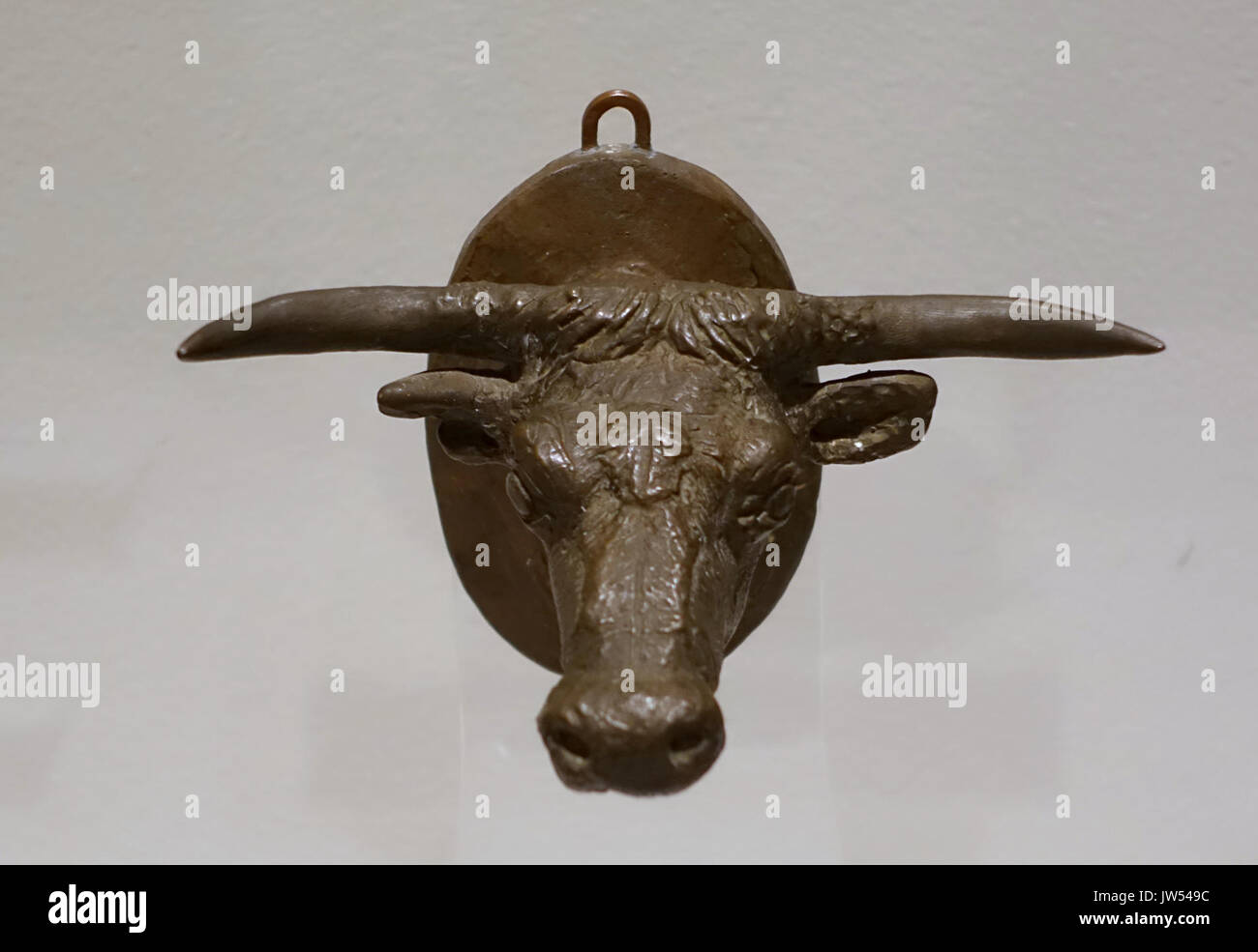 Untitle (Longhorn Testa), da Charles M Russell non datato, bronzo Harry Ransom Center University of Texas di Austin DSC08500 Foto Stock