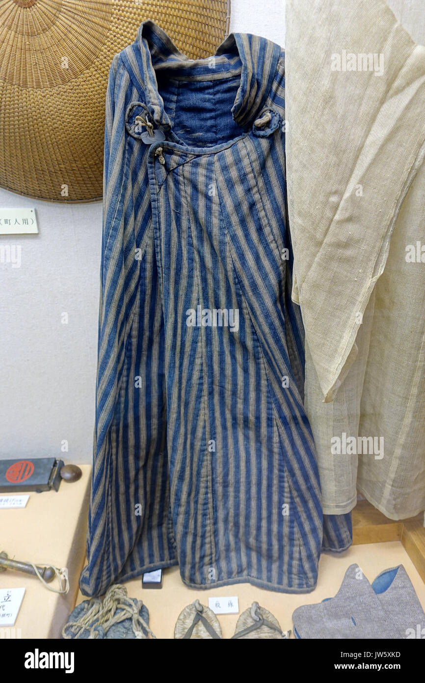 Abbigliamento Checkpoint di Hakone Exhibition Hall Hakone no Seki (barriera) stazione di Hakone, Giappone DSC06042 Foto Stock