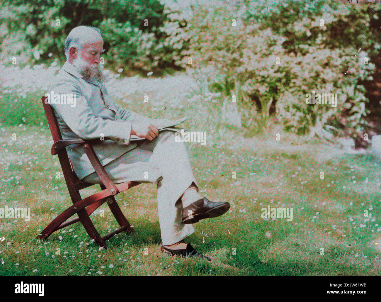 Portret van een uomo, mogelijk Adolphe Burdet, porta Adolphe Burdet Foto Stock