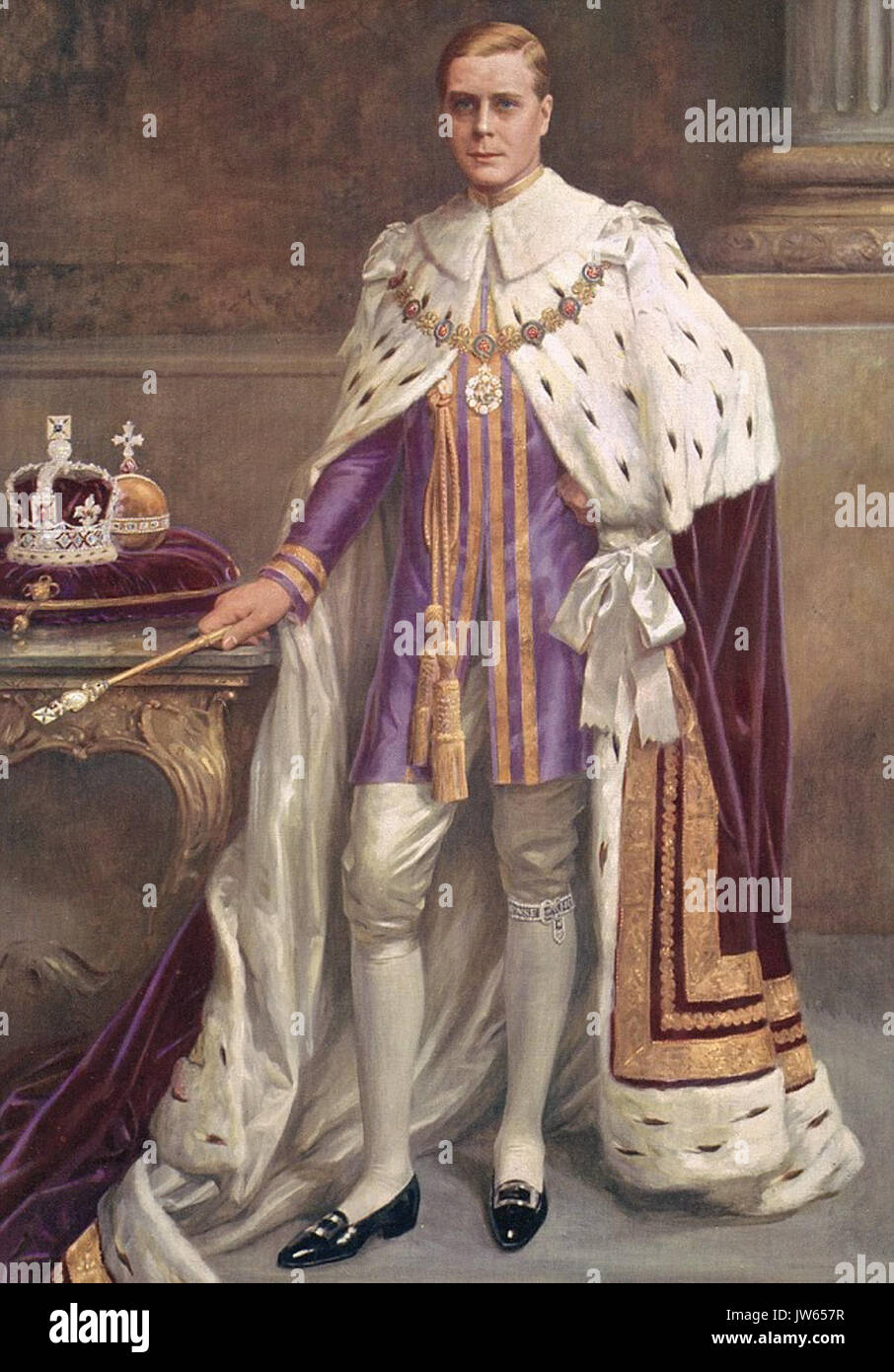 Edward VIII Ritratto 1936 Foto Stock