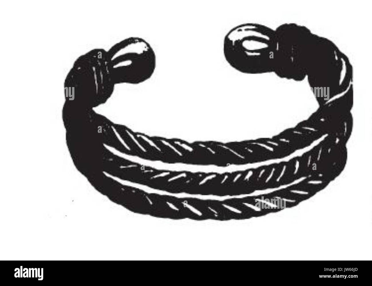 I daci bracciale tipo di cavo Foto Stock