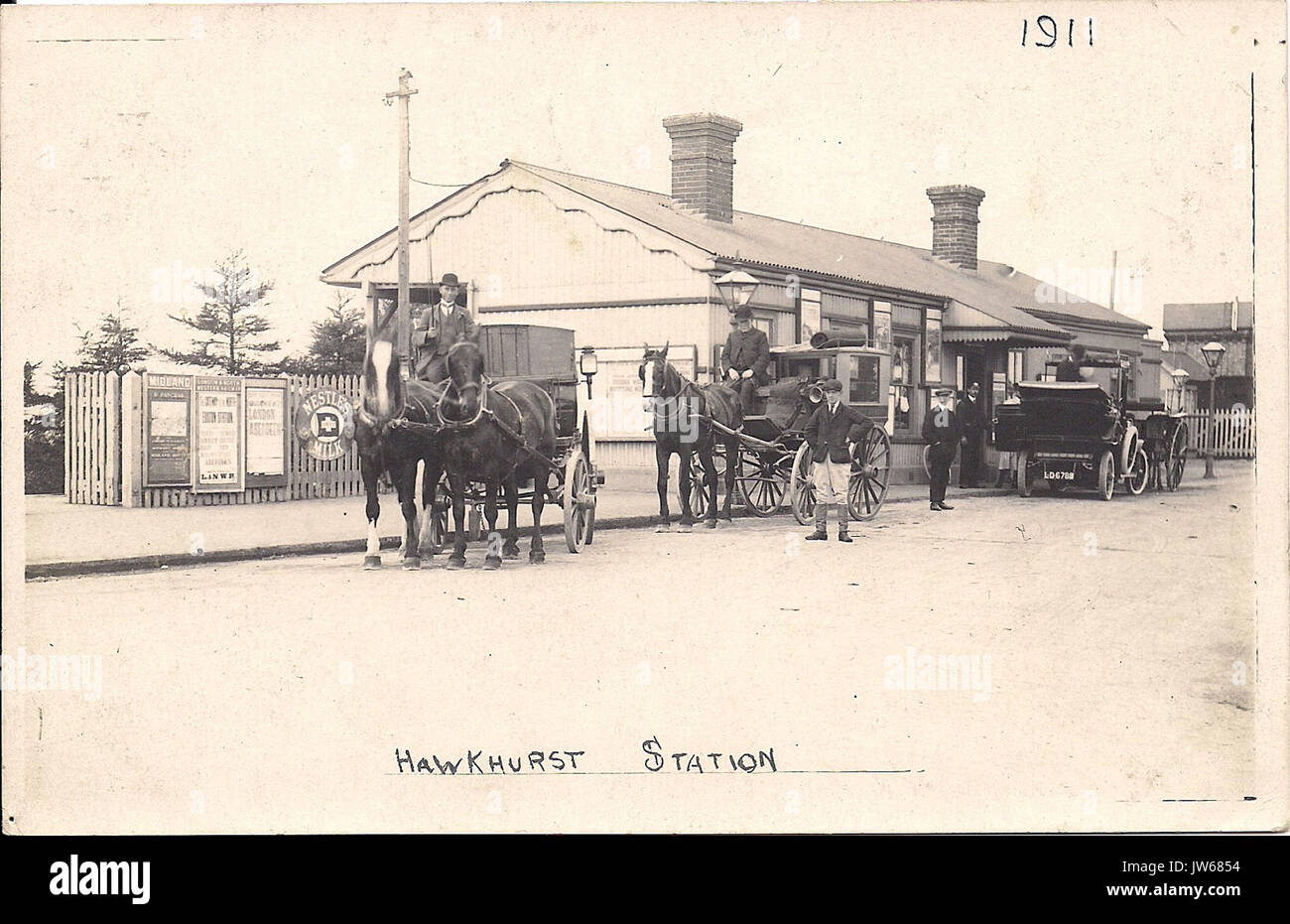 Hawkhurst stazione ferroviaria Foto Stock