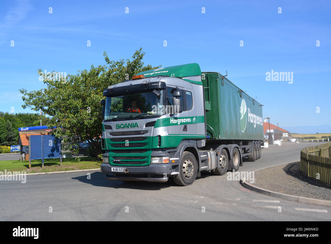 Scania R440 Carrello Foto Stock