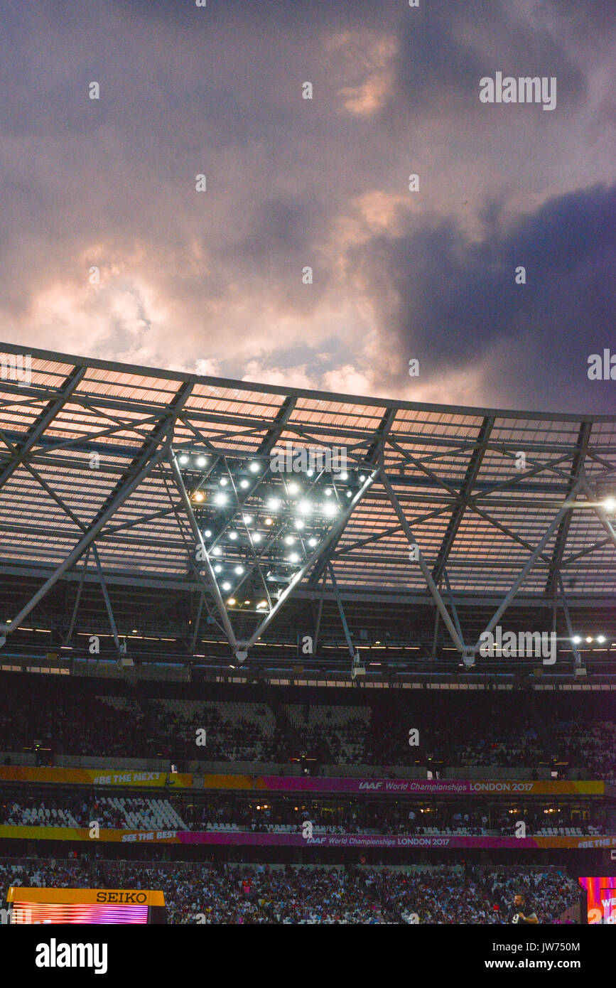 Queen Elizabeth Park, London, Regno Unito. 11 agosto 2017. IAAF Campionati del mondo. Giorno 8. Foto Stock