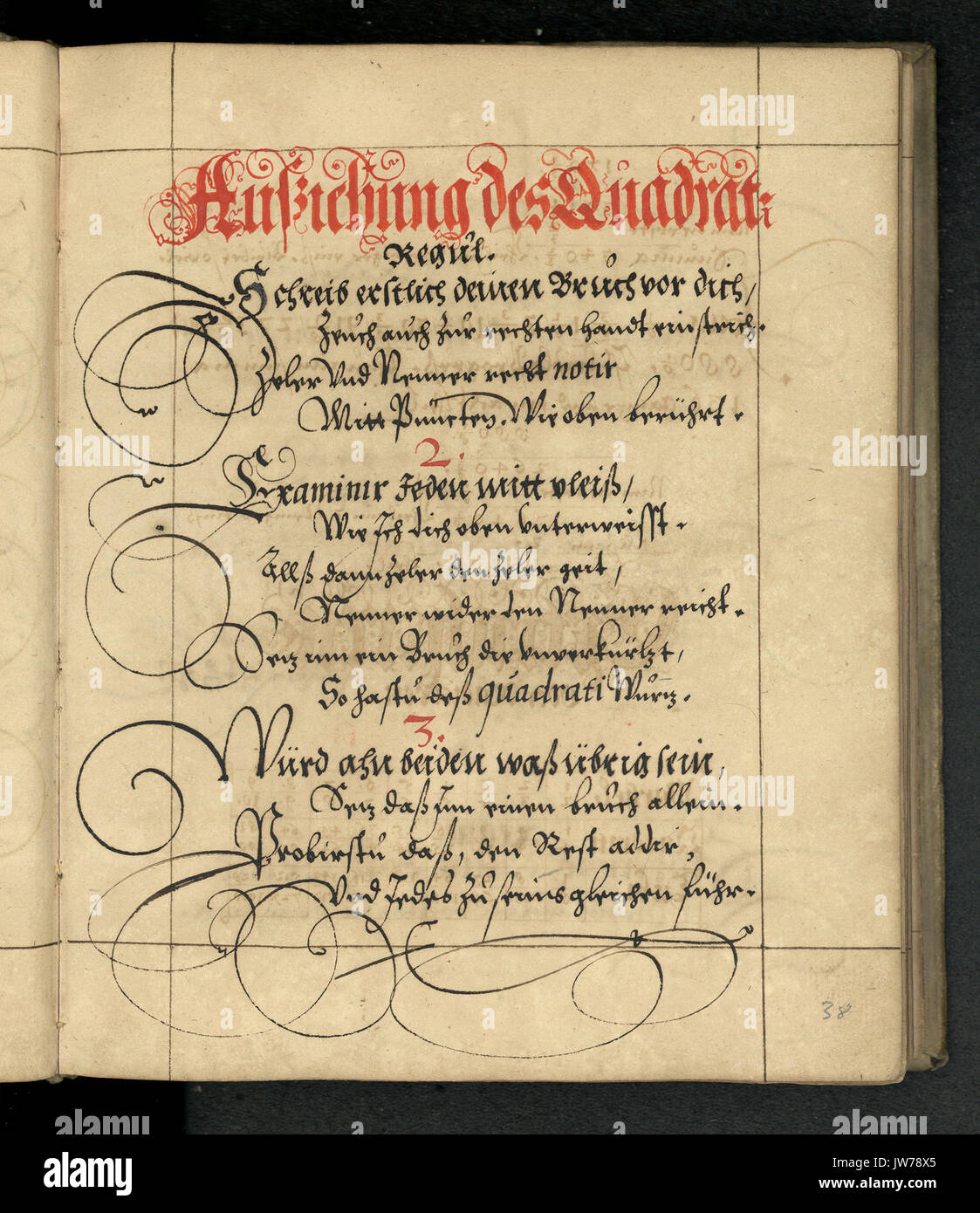 Questo lavoro, un testo matematico di Reinhard, presenta calcoli e metodi che riflettono gli approcci del XIX secolo all'aritmetica e alla matematica, offrendo approfondimenti sull'educazione storica e sulla teoria dei numeri. Foto Stock