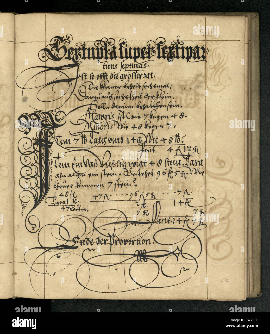 Rechenbuch Reinhard 100 Foto Stock