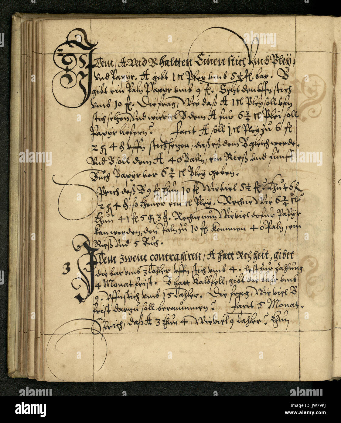 Rechenbuch Reinhard 109 Foto Stock