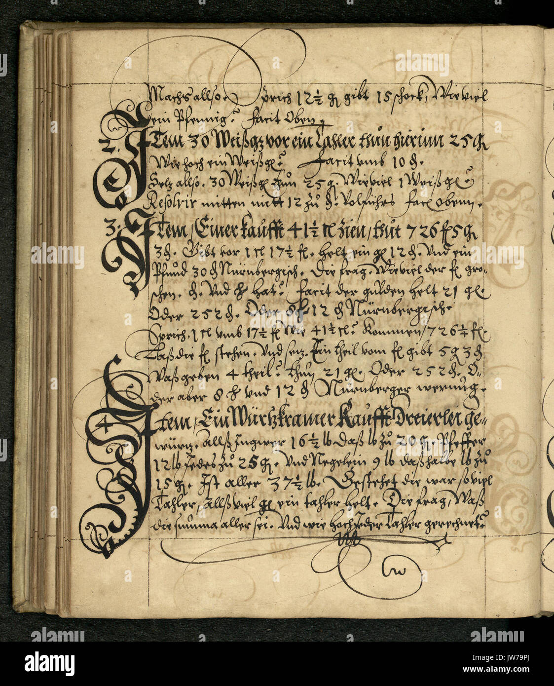 Rechenbuch Reinhard 113 Foto Stock