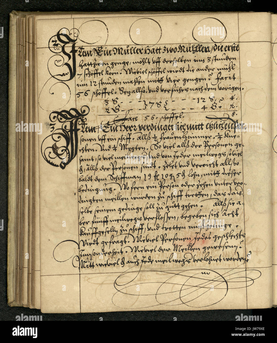 Rechenbuch Reinhard 119 Foto Stock