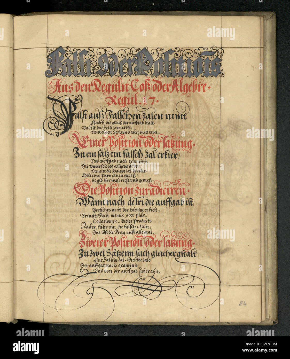 Rechenbuch Reinhard 170 Foto Stock