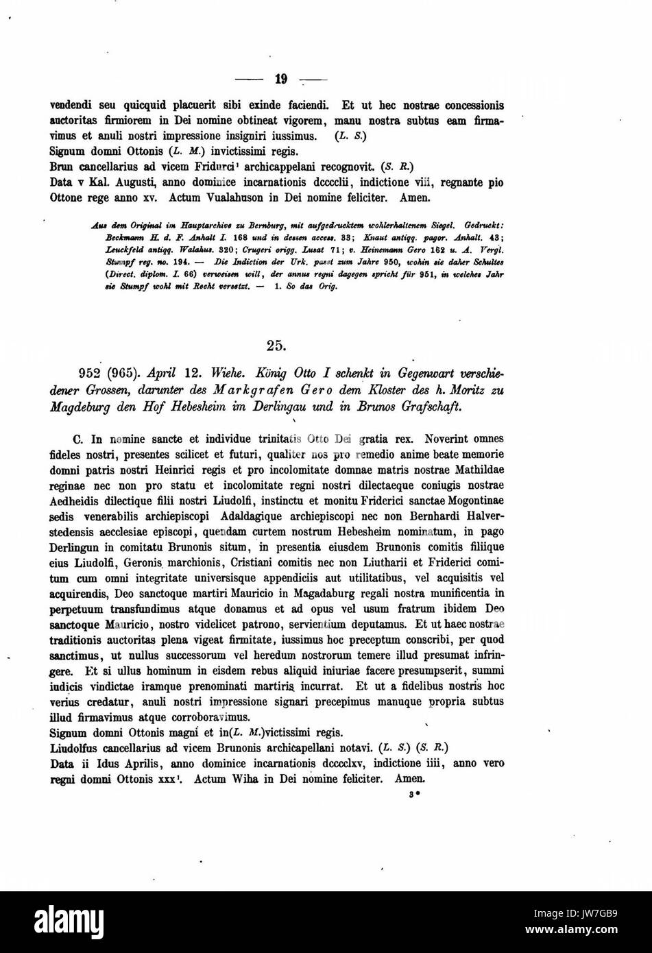 DE CDA 1 1 019 Foto Stock