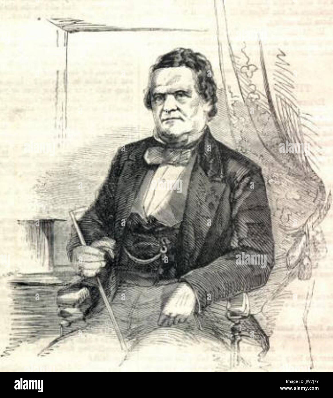 Governatore Francesco pickens Foto Stock