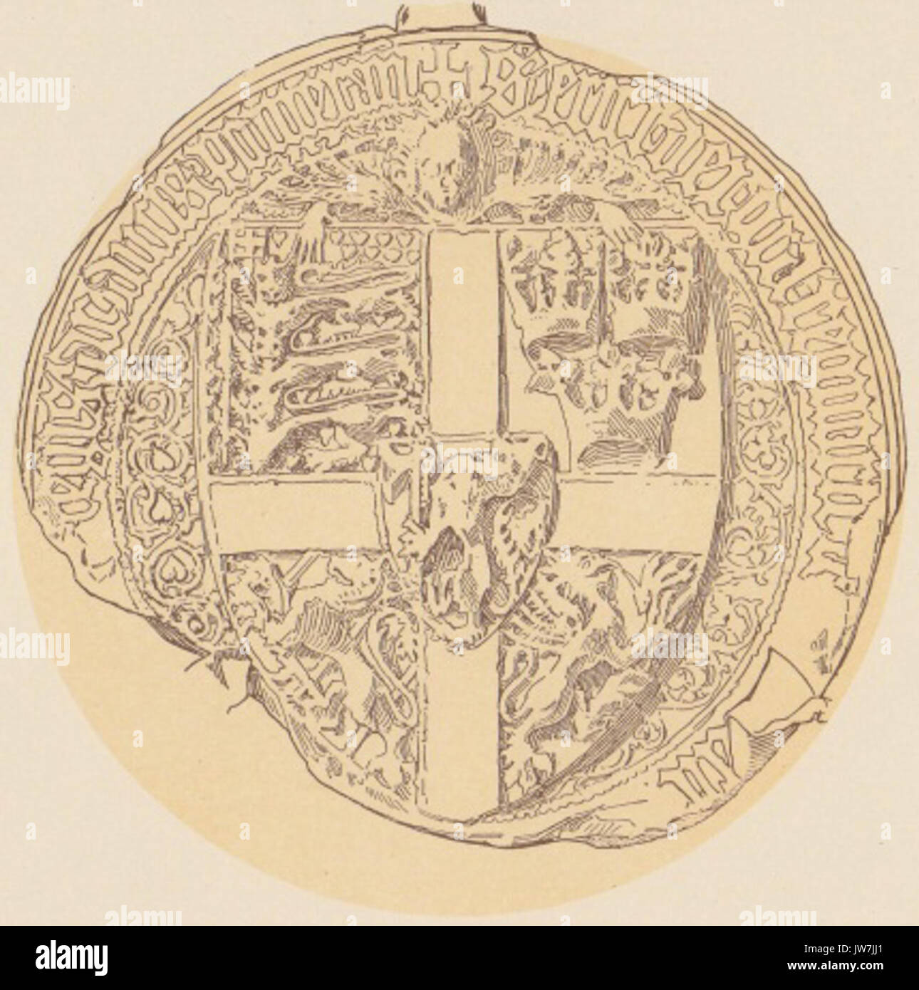 Kong Erik av Pommern PI XX 1 Foto Stock