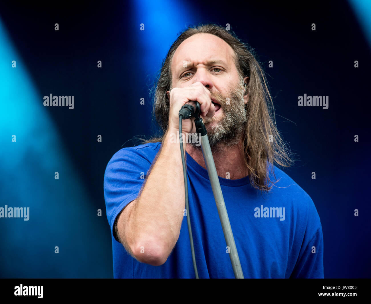 Reef: Gary Stringer su vocals Foto Stock