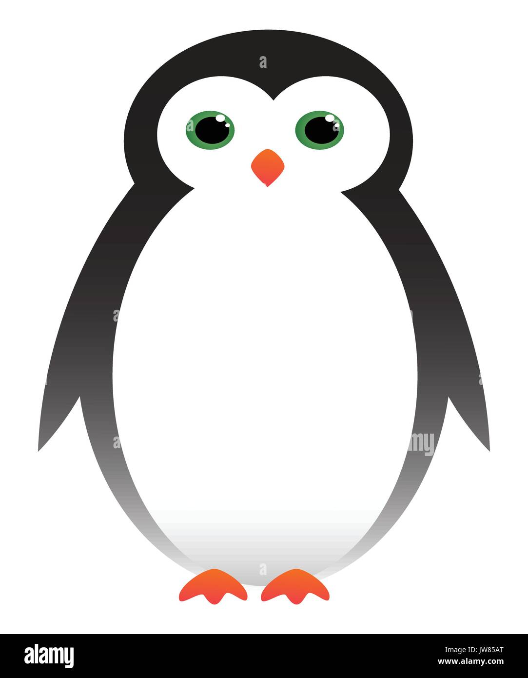 Cartoon carino penguin Illustrazione Vettoriale