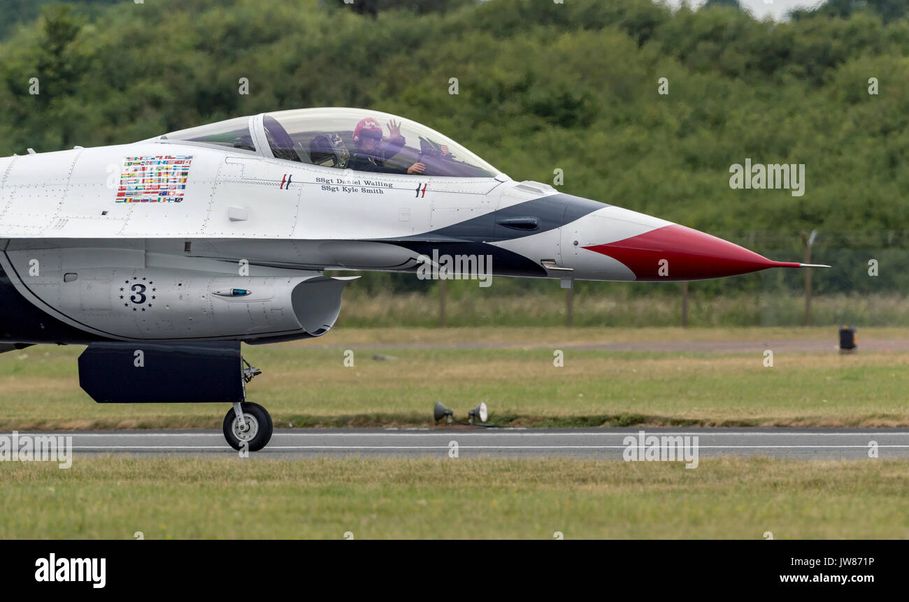 Thunderbirds Display Aerobatic Team, USAF Foto Stock