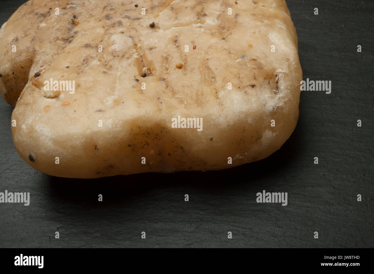 Ambergris, Capodoglio vomito dal Mare del Nord, estremamente raro trovare della costa del nord dell'Inghilterra, utilizzato nella fascia alta profumeria. Foto Stock