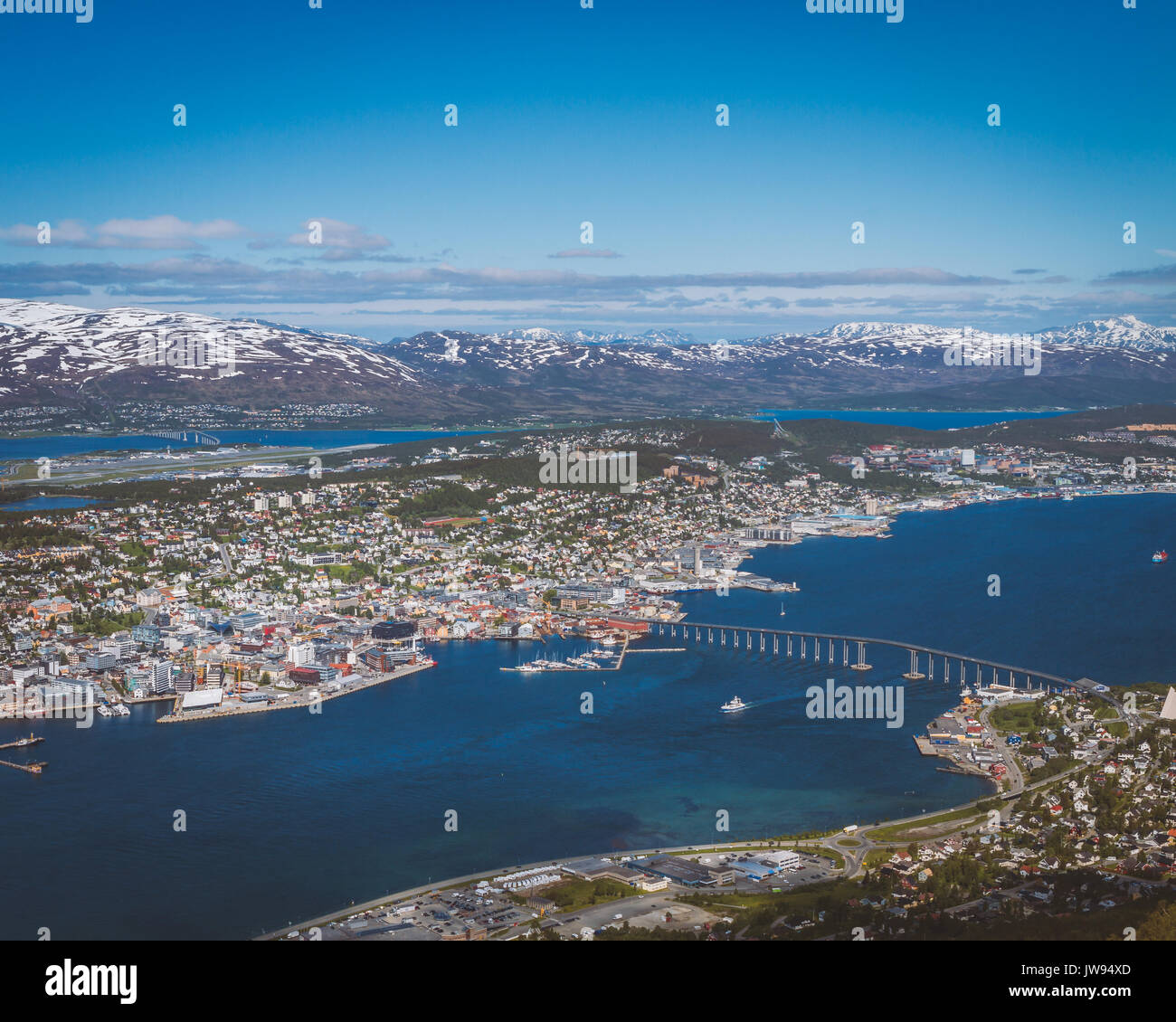 Tromsø, Parigi del nord Foto Stock